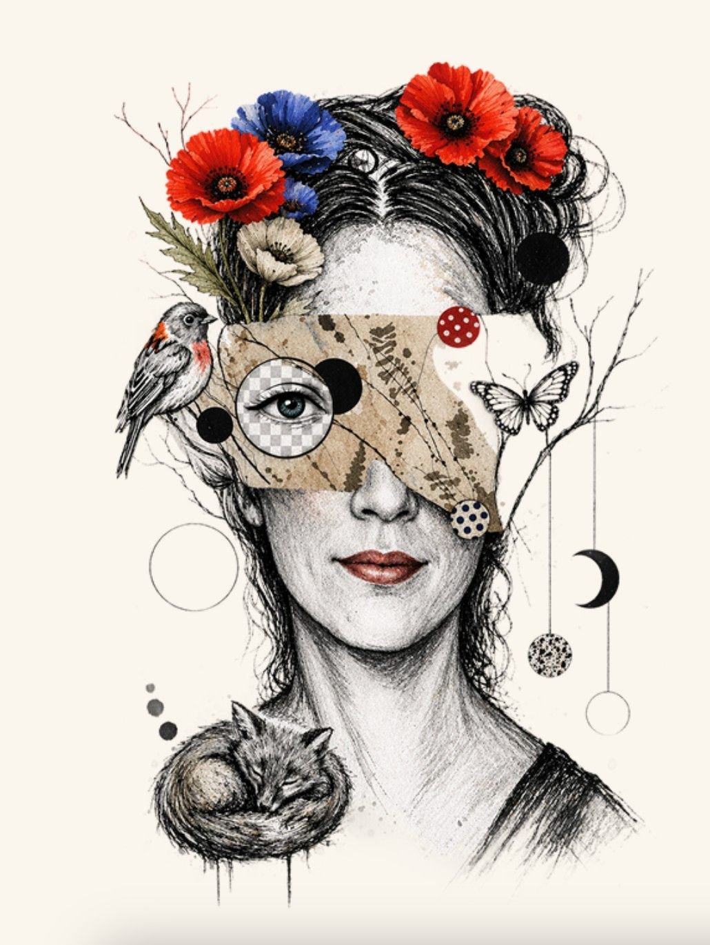 Illustration representing Monica's collaborative healing process